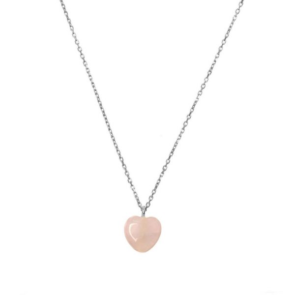 GUILTY PLEASURES SMALL SILVER HEART NECKLACE