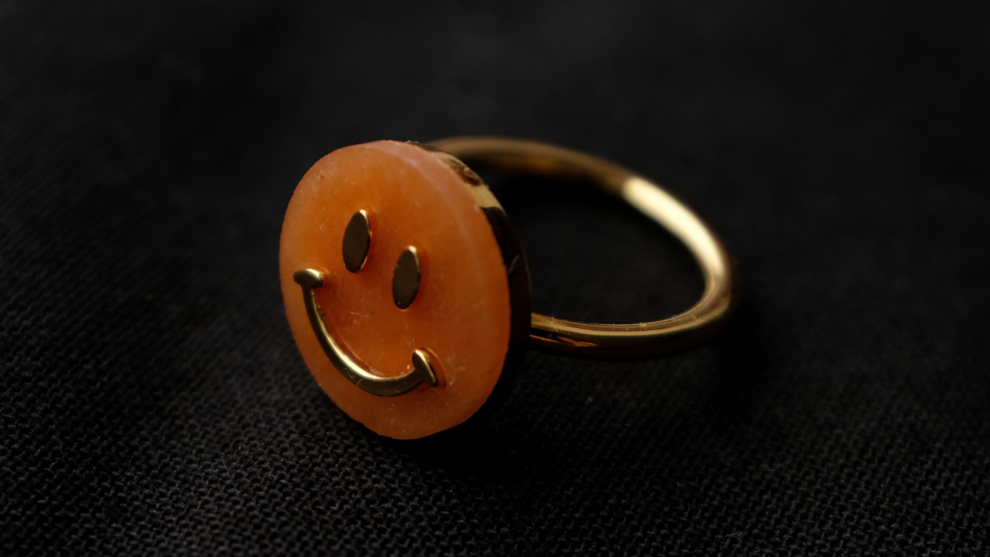 Smiley collection avanturin prsten