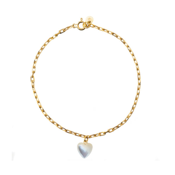 GUILTY PLEASURES SHELL HEART BRACELET