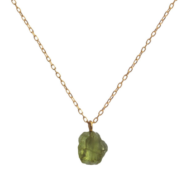 OLIVINE GOLD NECKLACE