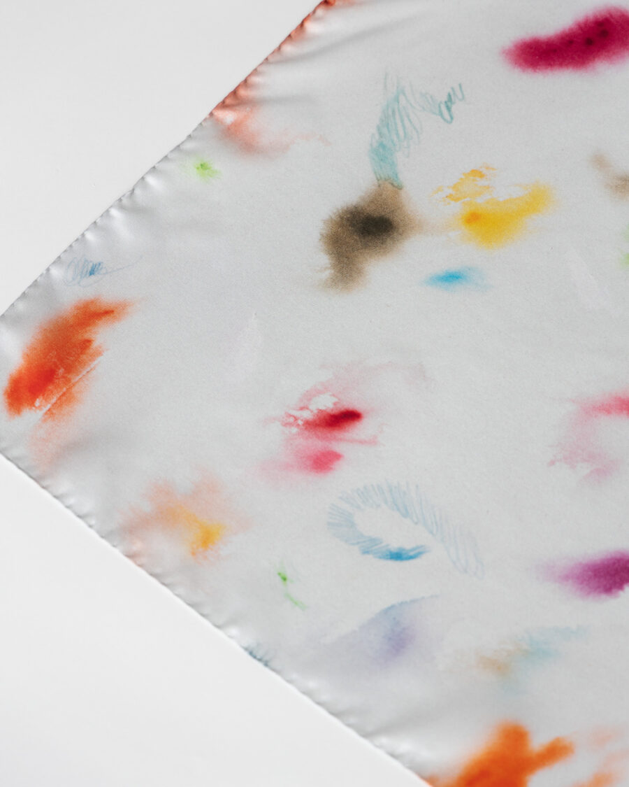 SILK SCARF <br> DOMINIKA ŽÁKOVÁ <br> 90x90 - Image 3