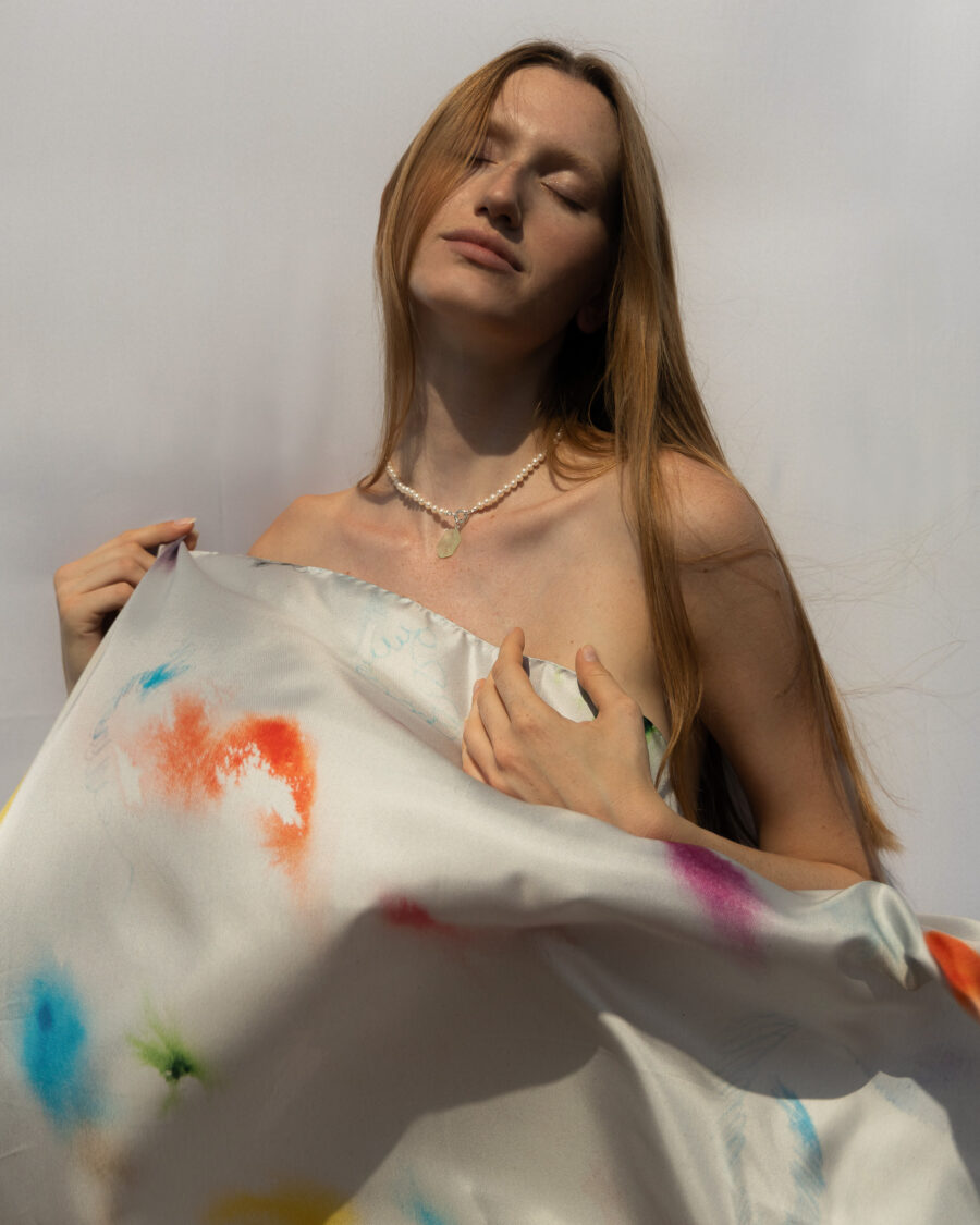 SILK SCARF <br> DOMINIKA ŽÁKOVÁ <br> 90x90 - Image 7
