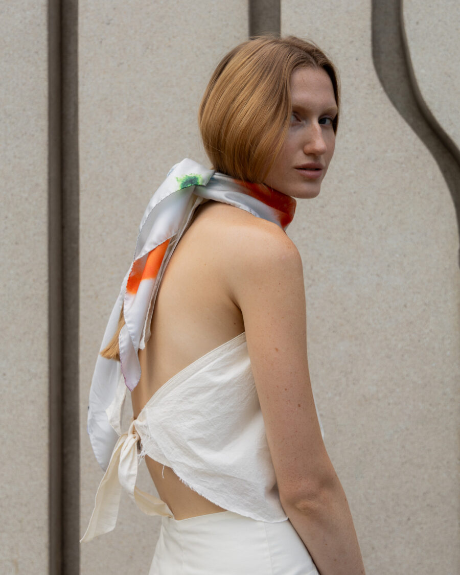 SILK SCARF <br> DOMINIKA ŽÁKOVÁ <br> 90x90 - Image 2