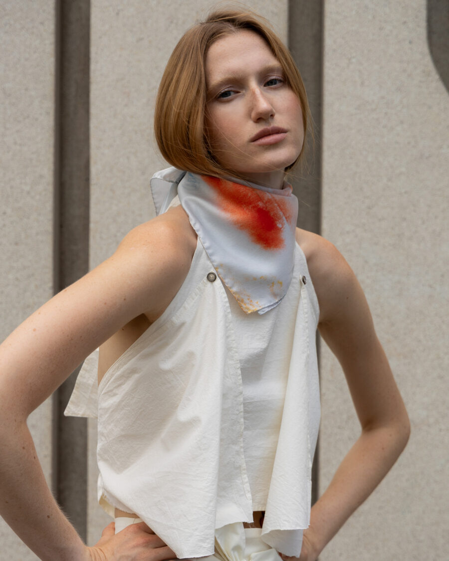 SILK SCARF <br> DOMINIKA ŽÁKOVÁ <br> 90x90 - Image 5