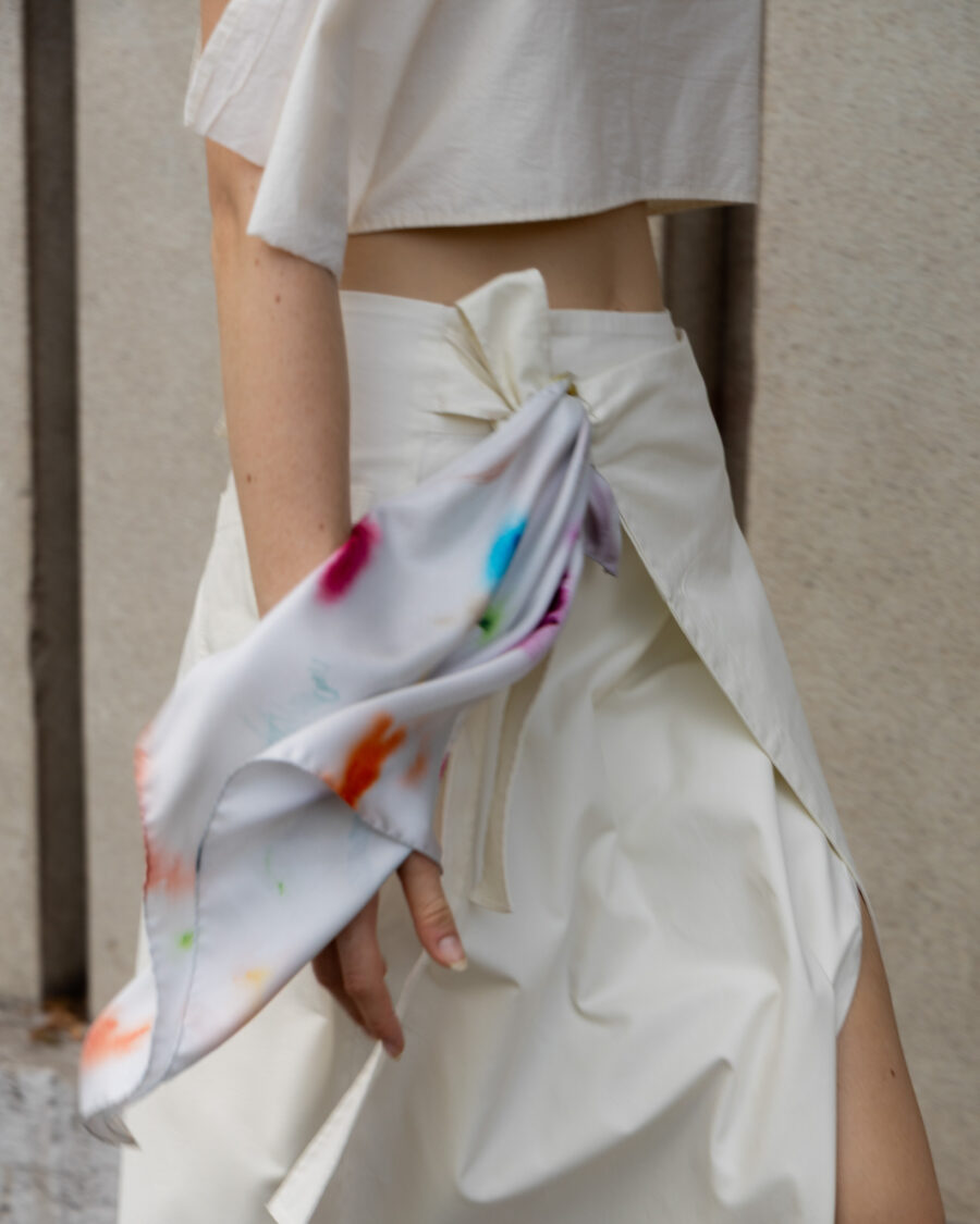 SILK SCARF <br> DOMINIKA ŽÁKOVÁ <br> 45x45 - Image 7