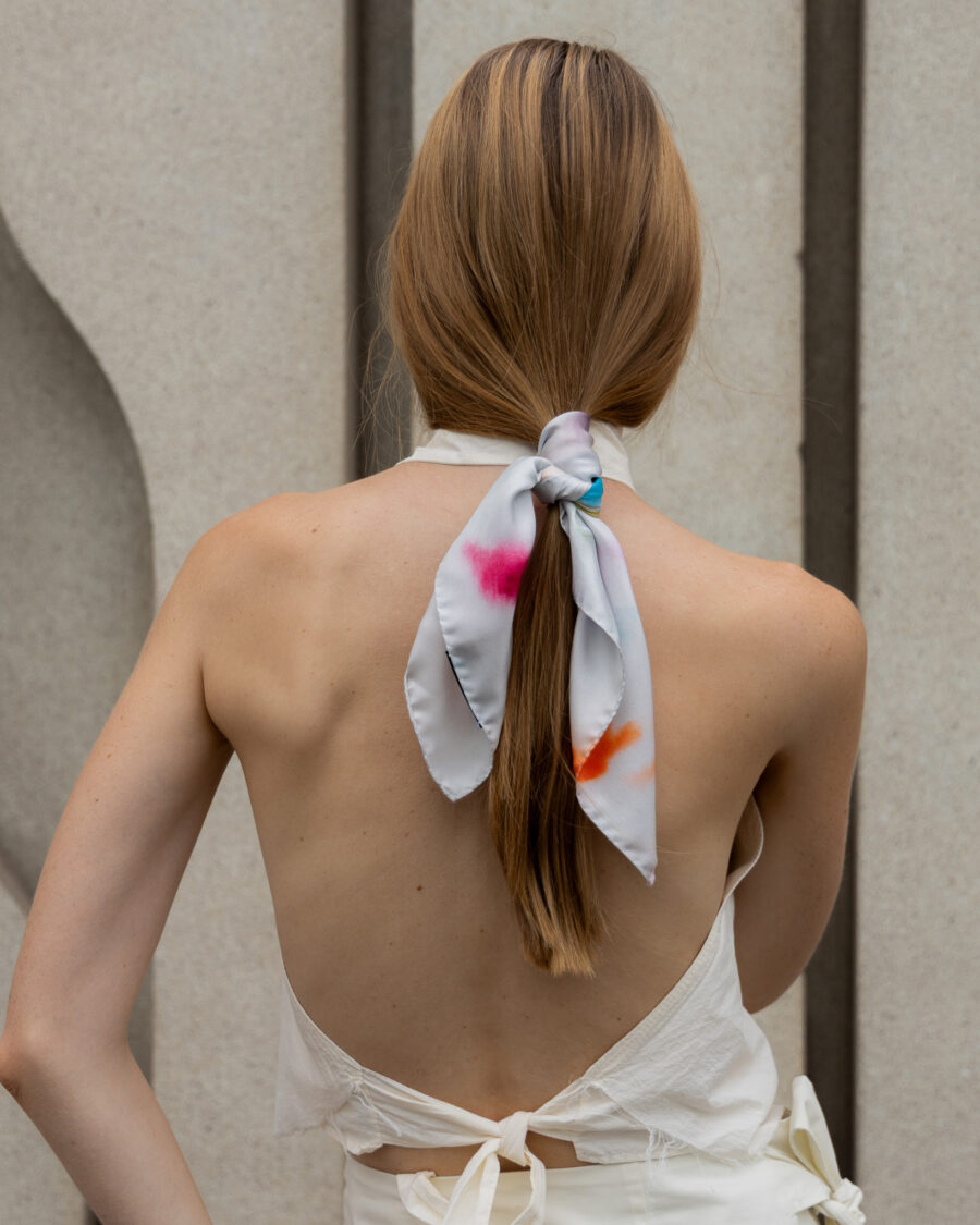 SILK SCARF <br> DOMINIKA ŽÁKOVÁ <br> 45x45 - Image 5