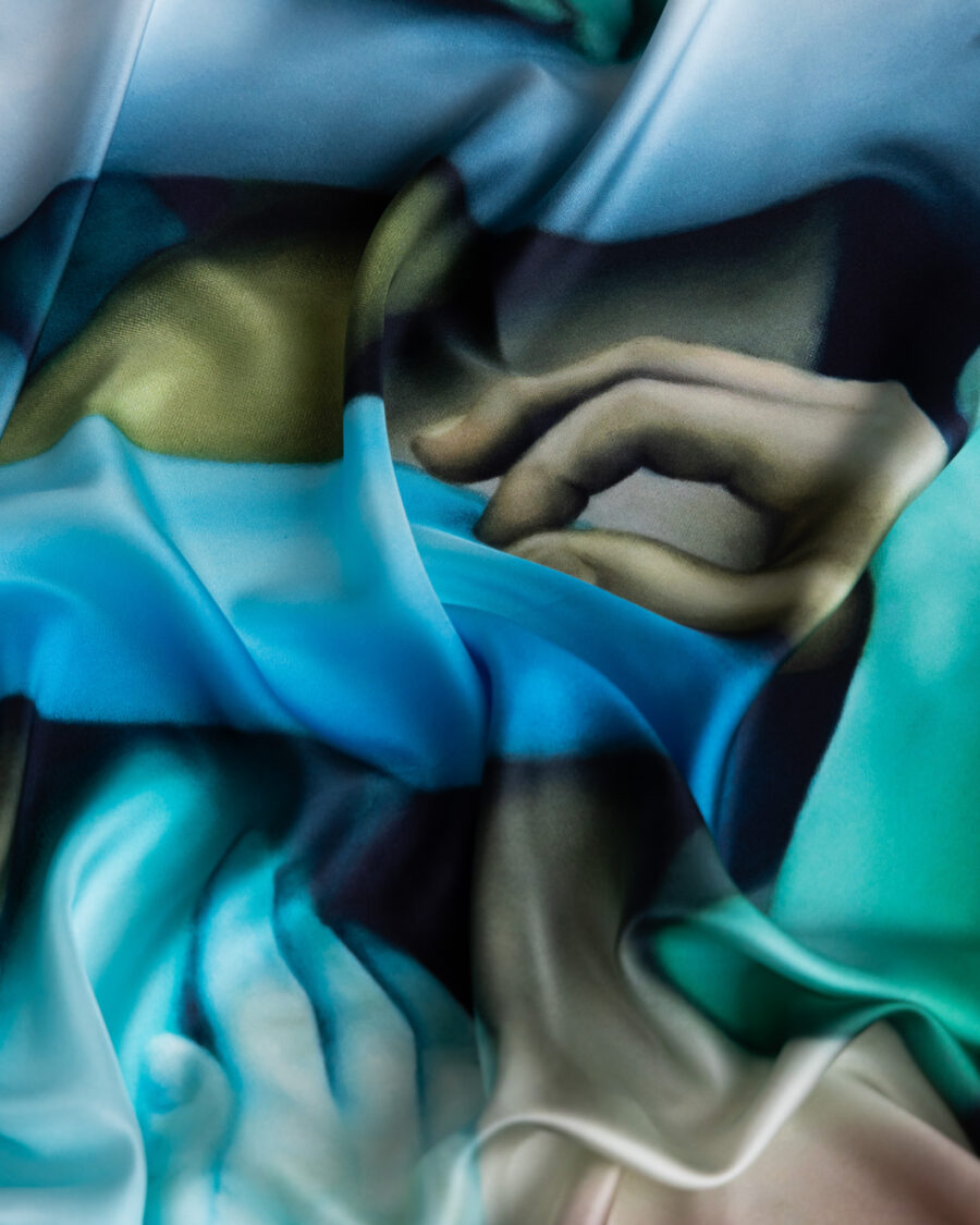 SILK SCARF <br> DOROTA SADOVSKÁ <br> 45x45 - Image 7