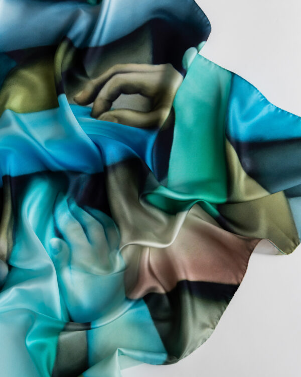 SILK SCARF <br> DOROTA SADOVSKÁ <br> 90x90