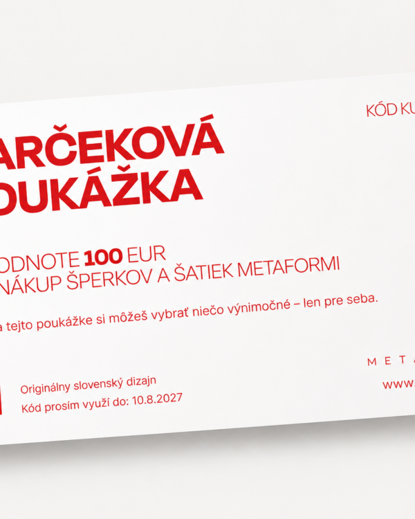 DARČEKOVÁ POUKÁŽKA