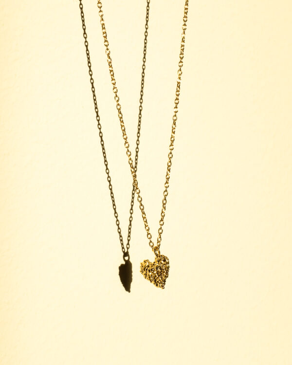 CRUSH GOLD HEART NECKLACE