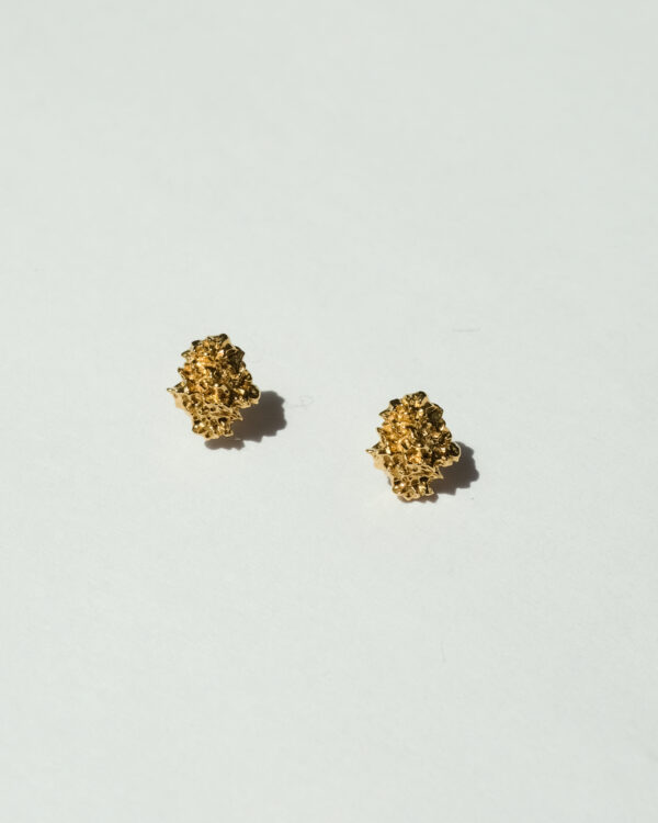 CRUSH GOLD STUD EARRINGS