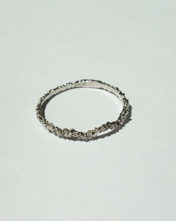 CRUSH SILVER SLIM RING