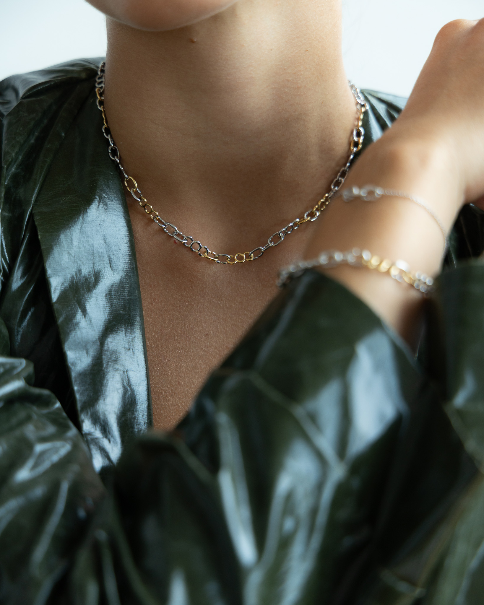 CLICK MIX SEGMENT NECKLACE – Obrázok 4